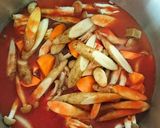 圧力鍋で鶏肉とごぼうのトマトジュース煮作り方5写真