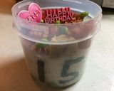 中学生お弁当(2017.7.20)HBD作り方1写真