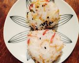 ちりめん山椒と茗荷のおにぎり☆作り方2写真