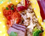 タンドリーチキン、紅茶煮豚、高菜ご飯作り方2写真