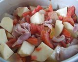 夏の贅沢トマト肉じゃが作り方3写真