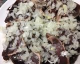 鰹のタタキのピリ辛ねぎだく卵黄のせ作り方4写真