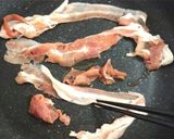 ＊食材２つ＊豚バラキャベツの麺つゆ炒め作り方3写真