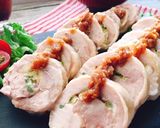 蒸し手羽元の梅肉ソースがけ作り方15写真