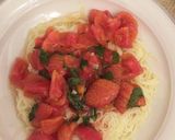 自家製トマトの冷製パスタ作り方6写真