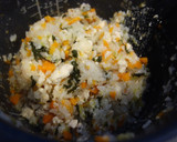 簡単離乳食☆後期☆鶏ささみ炊き込みご飯作り方5写真