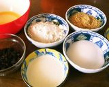 プレーンとレーズンのマドレーヌ('ω’)作り方1写真