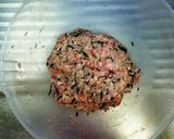 簡単☆豚肉とひじきのハンバーグ作り方5写真
