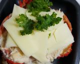チーズたっぷりカニの甲羅焼き作り方4写真
