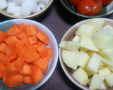 炊飯器でまとめて離乳食中期～後期蒸し野菜作り方3写真