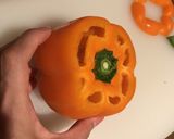 【道具不要】パプリカ、ピーマンの種取り作り方1写真