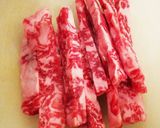牛肉ときのこのオイスターソース炒め作り方1写真