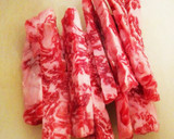 牛肉ときのこのオイスターソース炒め作り方1写真