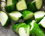 さっぱり、きゅうりと梅干しの塩昆布作り方1写真