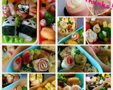 弁当に★簡単ハムと餃子の皮で薔薇の花作り方11写真