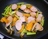 簡単！魚肉ソーセージのクリームソテー作り方2写真