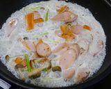 簡単！魚肉ソーセージのクリームソテー作り方4写真