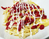 卵ともやしとチーズの炒め物＠油使わない作り方4写真