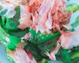 お弁当の一品にどうぞ♬ピーマンおかか炒め作り方3写真