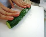 きゅうりのクリームチーズ和え作り方1写真