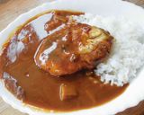 チーズinハンバーグ♪カレーライス！作り方3写真