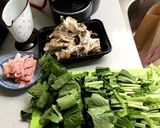 小松菜と舞茸のオイスターソース炒め作り方1写真