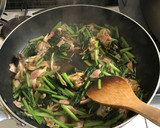 小松菜と舞茸のオイスターソース炒め作り方4写真