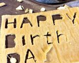 誕生日ロールケーキのデザートプレート作り方1写真