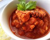 圧力鍋で超やわらか♡たこのトマト煮作り方5写真