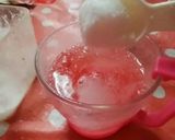 氷みつ（いちご味）パチパチジュース作り方3写真