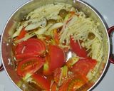 ランチに♪トマトともずくのきのこのスープ作り方4写真