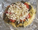 紫蘇ジェノバペーストPIZZA作り方5写真