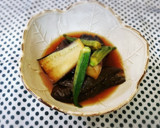 簡単美味！茄子とおくらの煮浸し♥作り方7写真