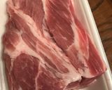 豚肩ロース塊肉のローストガーリックレモン作り方1写真