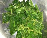 モロヘイヤと刻み納豆のネバネバユッケ♪作り方1写真