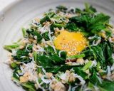 モロヘイヤと刻み納豆のネバネバユッケ♪作り方3写真