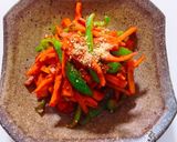 お弁当にいかが？ピーマンと人参の味噌炒め作り方5写真