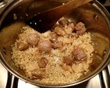 茶色い土鍋ご飯~アロス・ア・ラ・カスエラ作り方5写真