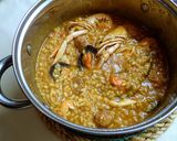 茶色い土鍋ご飯~アロス・ア・ラ・カスエラ作り方8写真