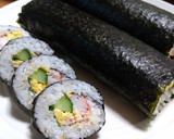 納豆キムチときゅうりの太巻き作り方13写真