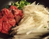 牛肉と大根のピリ辛醤油炒め作り方2写真