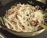 牛肉と大根のピリ辛醤油炒め作り方4写真