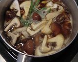 隠元・椎茸・シメジ・なめこを、さっと煮て作り方3写真