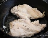 しっとり鶏むね肉のオニオンソース作り方3写真