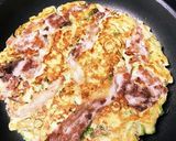 疲労回復♡ネギと山芋のお好み焼き作り方10写真