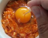 簡単お急ぎ朝食に♬　ココットごはん作り方6写真