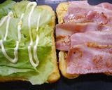 簡単！ハンドフレンチトースト☆ベーコン作り方3写真