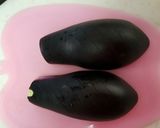 揚げ茄子の梅ソース作り方1写真