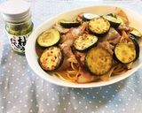 豚バラ肉とズッキーニのパスタ作り方8写真