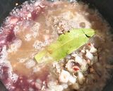タコとひき肉のラグーソースパスタ作り方3写真